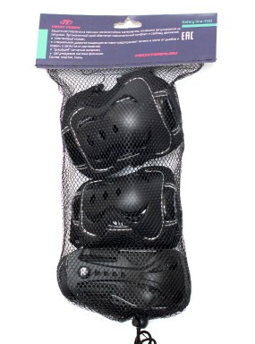 Защита колен, локтей, запястий Safety Line 700 S черная Защита колен, локтей, запястий Safety Line 700 S черная