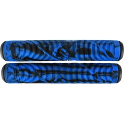 Грипсы Striker Thick Logo Pro Scooter Grips (Black/Blue) для трюкового / городского / детского самоката