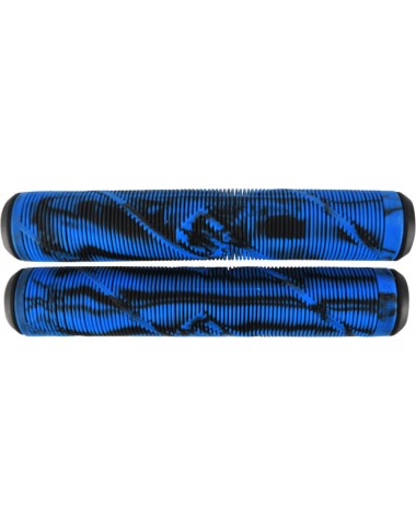 Грипсы Striker Thick Logo Pro Scooter Grips (Black/Blue) для трюкового / городского / детского самоката