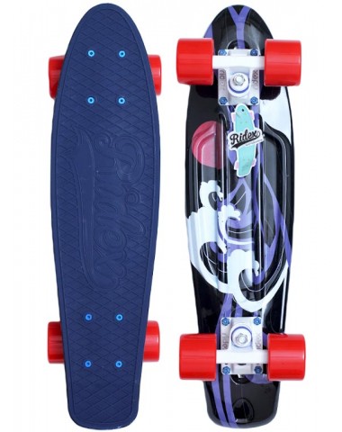 Миникруизер пластиковый Sunset 22''x6'', ABEC-9 Пенни борд для детей / подростков