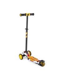 Детский трехколесный самокат со свет.колесами Small Rider Turbo (оранжевый)