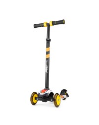 Детский трехколесный самокат со свет.колесами Small Rider Turbo (оранжевый)