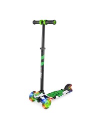 Детский трехколесный самокат со свет.колесами Small Rider Turbo (зеленый) Детский трехколесный самокат со свет.колесами Small Rider Turbo (зеленый)