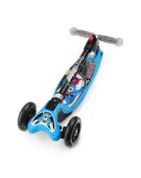 Складной трехколесный самокат со свет.колесами Small Rider Space Race (голубой) Складной трехколесный самокат со свет.колесами Small Rider Space Race (голубой)