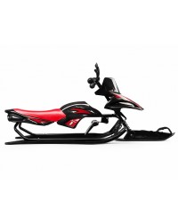 Снегокат-снегоход Small Rider Scorpion SOLO, одна лыжа спереди (черный с красным) Снегокат-снегоход Small Rider Scorpion SOLO, одна лыжа спереди (черный с красным)