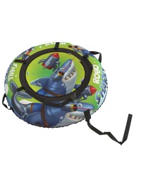 20' Тюбинг Small Rider Snow Tubes 4 ("Акула Робот 110 см")  (зеленый)