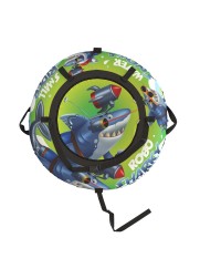 20' Тюбинг Small Rider Snow Tubes 4 ("Акула Робот 110 см")  (зеленый)