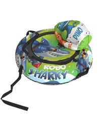 20' Тюбинг Small Rider Snow Tubes 4 ("Акула Робот 110 см")  (зеленый)