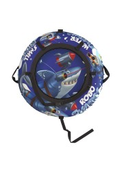 20' Тюбинг Small Rider Snow Tubes 4 ("Акула Робот 110 см")  (синий)