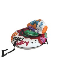 20' Тюбинг Small Rider Snow Tubes 4 ("Яйцо динозавра 110х95 см") (красный  (зеленый дино)) 20' Тюбинг Small Rider Snow Tubes 4 ("Яйцо динозавра 110х95 см") (красный  (зеленый дино))