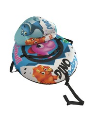 20' Тюбинг Small Rider Snow Tubes 4 ("Яйцо динозавра 110х95 см") (голубой (розовый дино))