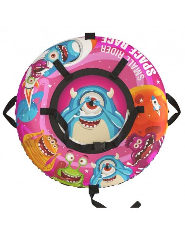 Тюбинг Small Rider Snow Tubes 4 ("Space Race  100х100 см") (розовый)