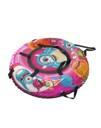 Тюбинг Small Rider Snow Tubes 4 ("Space Race  100х100 см") (розовый)