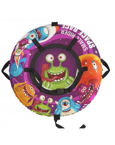 Тюбинг Small Rider Snow Tubes 4 ("Space Race  100х100 см") (фиолетовый)