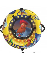 20' Тюбинг Small Rider Snow Tubes 4 ("UFO  100х100 см")  (желтый (капитан Клюква))