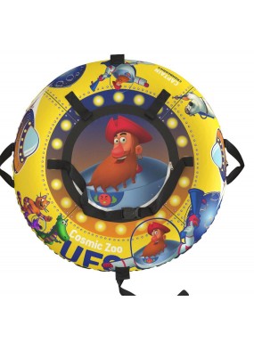 20' Тюбинг Small Rider Snow Tubes 4 ("UFO  100х100 см")  (желтый (капитан Клюква))