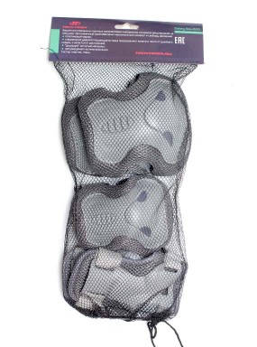 Защита колен, локтей, запястий Safety Line 600 серая Защита колен, локтей, запястий Safety Line 600 серая