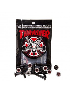 Комплект винтов INDEPENDENT Trasher Bolts Phillips Hardware 7/8 in Black / Silver