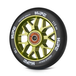 Колесо HIPE H3 110 мм зеленый черный