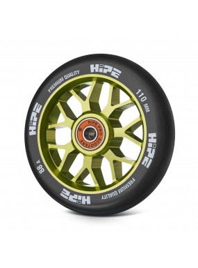 Колесо HIPE H3 110 мм зеленый черный Колесо HIPE H3 110 мм зеленый черный