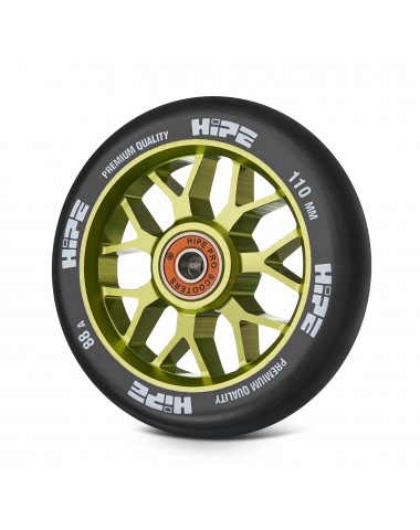 Колесо HIPE H3 110 мм зеленый черный