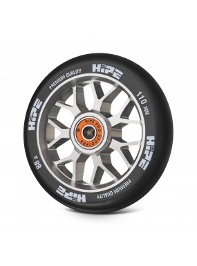 Колесо HIPE H3 110 мм серебристый черный Колесо HIPE H3 110 мм серебристый черный