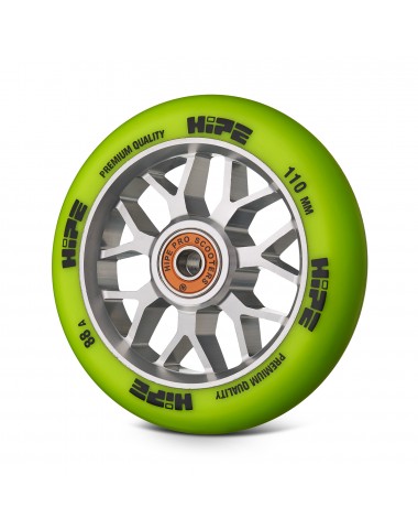 Колесо HIPE H3 Lumi серебристый/желтый люминисцентый