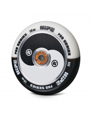 Колесо HIPE H21 110 мм черный белый
