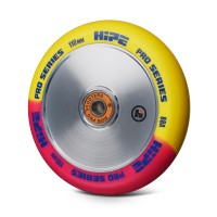 Колесо HIPE H21 110 мм желтый розовый