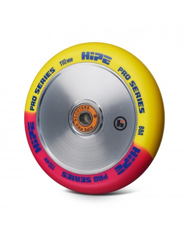 Колесо HIPE H21 110 мм желтый розовый