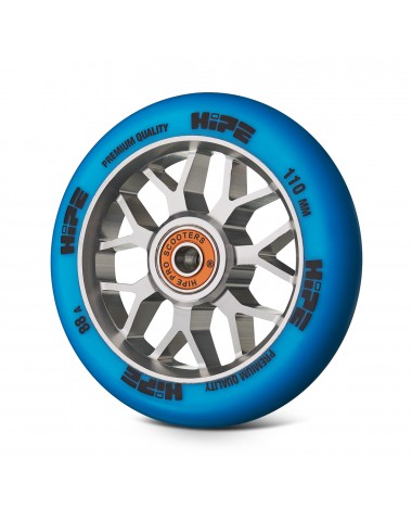 Колесо HIPE H3 Lumi серебристый/голубой люминесцентый