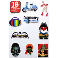 Набор наклеек (стикеров) 10 шт A1 лист А4 Набор наклеек (стикеров) 10 шт A1 лист А4