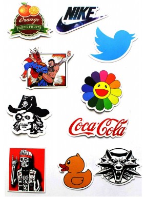 Набор наклеек (стикеров) 10 шт A2