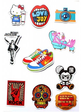 Набор наклеек (стикеров) 10 шт A5 Набор наклеек (стикеров) 10 шт A5