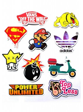 Набор наклеек (стикеров) 10 шт B1