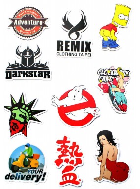 Набор наклеек (стикеров) 10 шт B10 Набор наклеек (стикеров) 10 шт B10