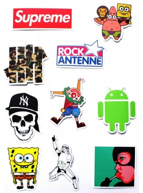 Набор наклеек (стикеров) 10 шт B2 Набор наклеек (стикеров) 10 шт B2