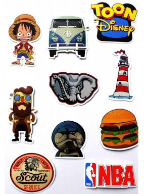 Набор наклеек (стикеров) 10 шт B5 Набор наклеек (стикеров) 10 шт B5