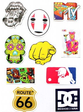 Набор наклеек (стикеров) 10 шт I6 лист А4 Набор наклеек (стикеров) 10 шт I6 лист А4