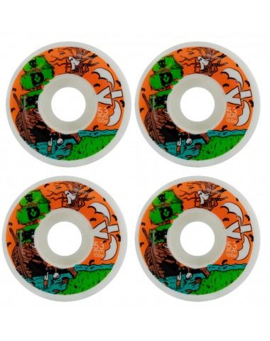 Комплект колес Droshky Wheel Skeleton Pirates Sail 53mm для скейтборда