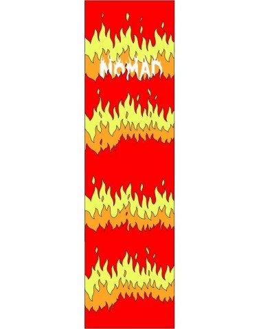 Шкурка Nomad Griptape Fire 9*33 для скейтборда / самоката