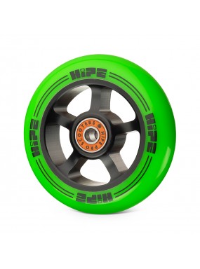 Колесо HIPE Н1 100mm black/green