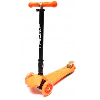 Самокат Triumf SKL-07CL maxi flash plus оранжевый трехколесный / кикборд