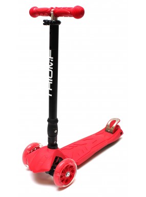 Самокат Triumf maxi flash plus красный Самокат Triumf maxi flash plus красный