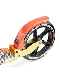 Самокат Comfort с пер. и зад. амортизаторами 2017 год колеса 230/230 Желтый Самокат Comfort с пер. и зад. амортизаторами 2017 год колеса 230/230 Желтый