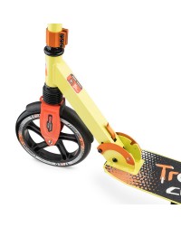 Самокат Comfort с пер. и зад. амортизаторами 2017 год колеса 230/230 Желтый Самокат Comfort с пер. и зад. амортизаторами 2017 год колеса 230/230 Желтый