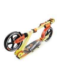 Самокат Comfort с пер. и зад. амортизаторами 2017 год колеса 230/230 Желтый Самокат Comfort с пер. и зад. амортизаторами 2017 год колеса 230/230 Желтый