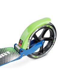 Самокат Comfort с пер. и зад. амортизаторами 2017 год колеса 230/230 Синий/зеленый Самокат Comfort с пер. и зад. амортизаторами 2017 год колеса 230/230 Синий/зеленый