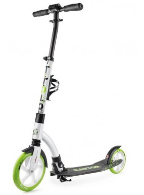 Самокат Trolo Raptor 2017 (перед амортизатор) БЕЛО-ЗЕЛЕНЫЙ