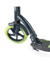 Самокат Trolo Raptor 2017 (перед амортизатор) ЗЕЛЕНЫЙ-ГРАФИТ